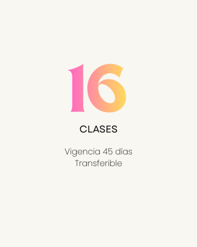 Paquete de 16 Clases