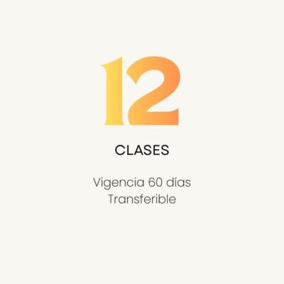 Paquete de 12 Clases