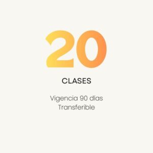 Paquete de 20 Clases